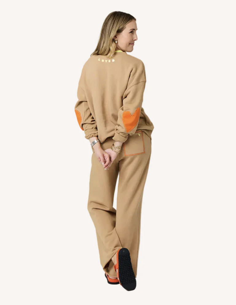 Kerri Rosenthal Weekend Barb Sweatpant - Camel