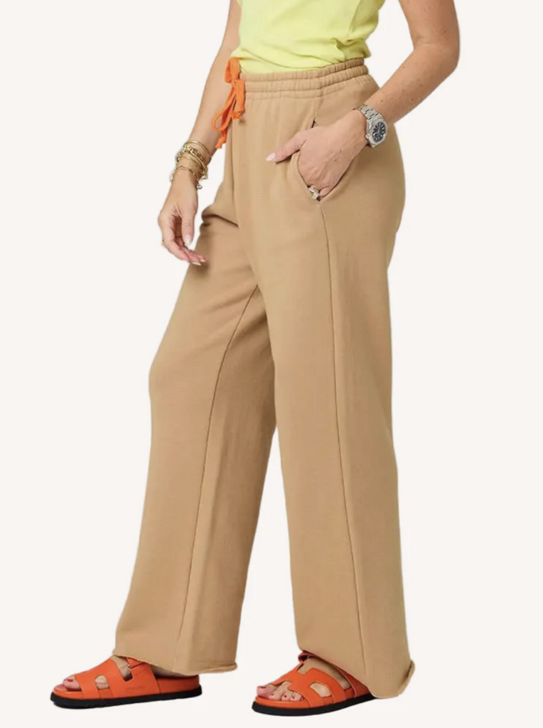 Kerri Rosenthal Weekend Barb Sweatpant - Camel
