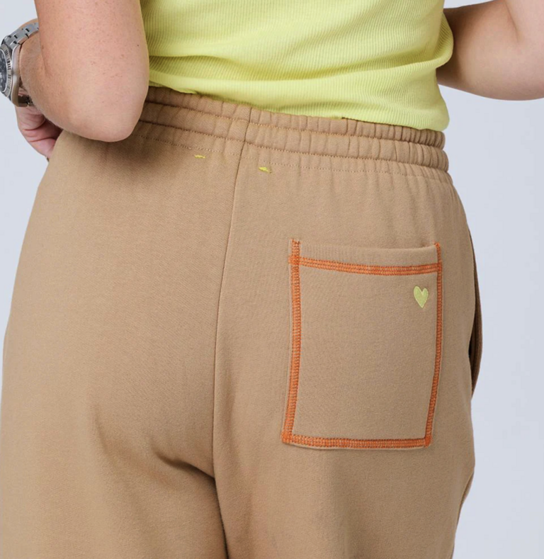 Kerri Rosenthal Weekend Barb Sweatpant - Camel