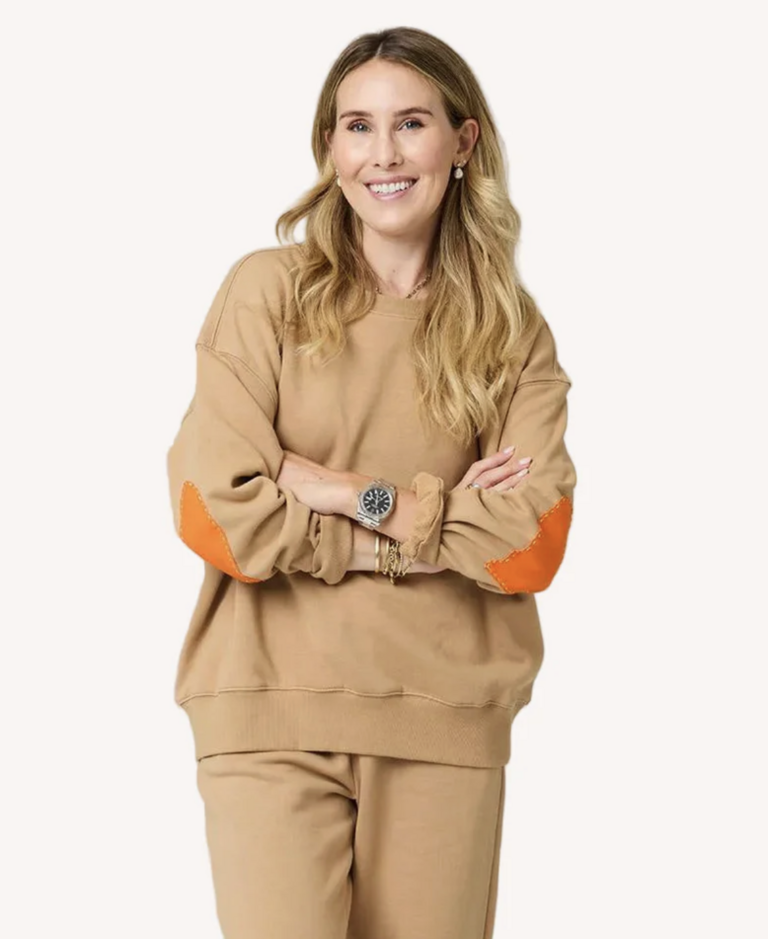 Kerri Rosenthal Ex-Boyfriend Sweatshirt in Camel