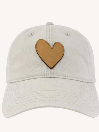 Kerri Rosenthal KR Imperfect Leather Heart Hat