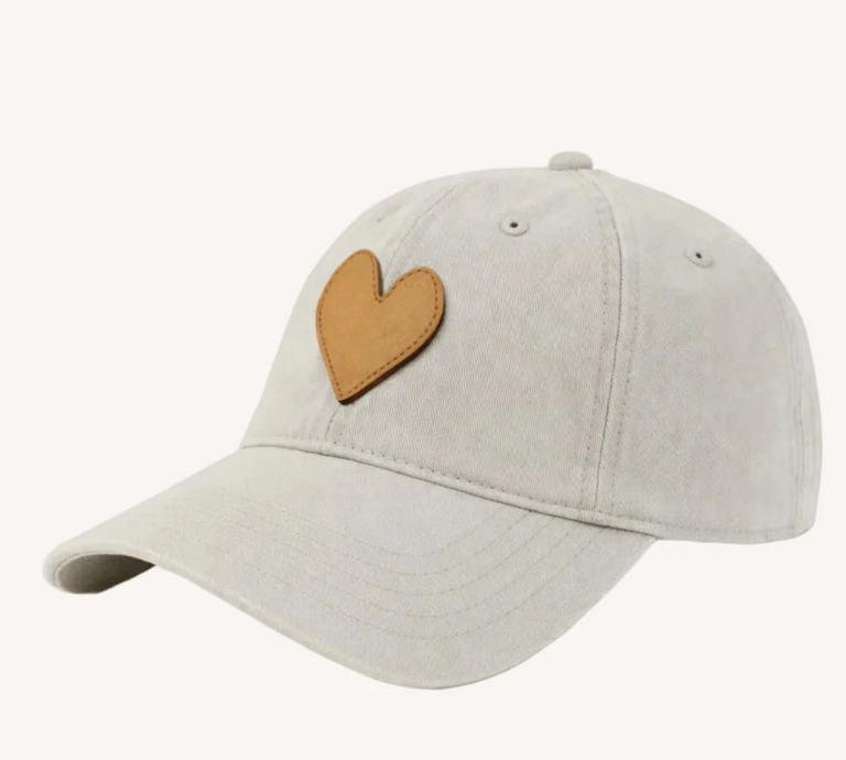 Kerri Rosenthal KR Imperfect Leather Heart Hat