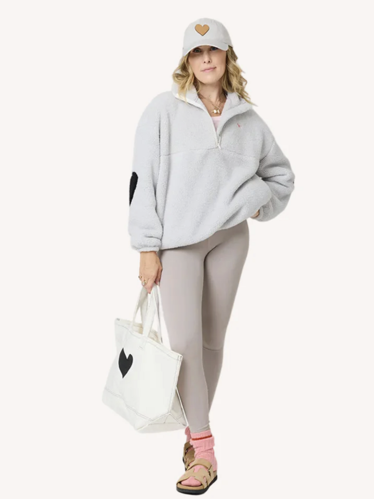 Kerri Rosenthal KR Imperfect Leather Heart Hat