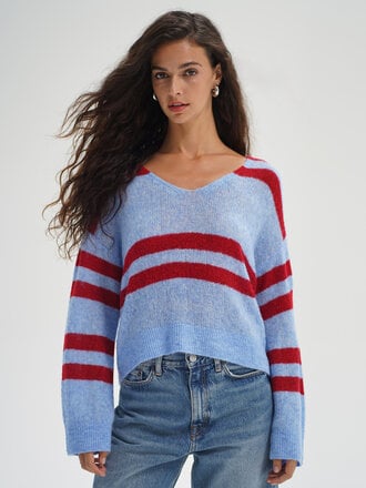 LNA Lucca Stripe Sweater