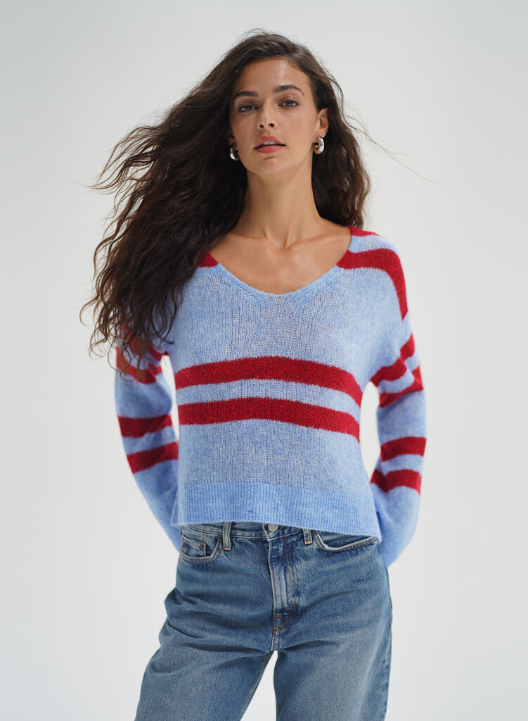LNA Lucca Stripe Sweater