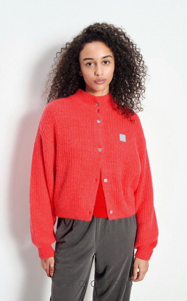 American Vintage East Cardigan in Flourescent Sunrise