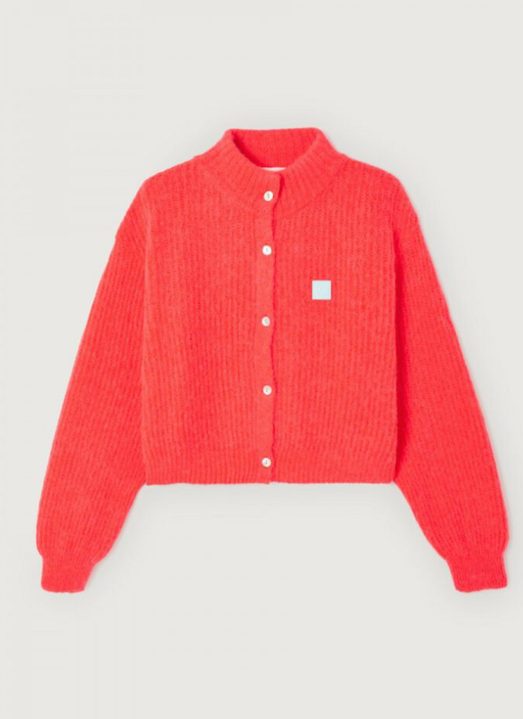 American Vintage East Cardigan in Flourescent Sunrise