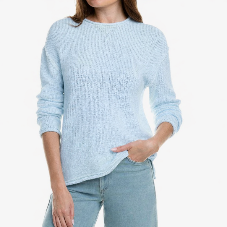 RD Style Kiri L/S Crew Sweater in Ice Water