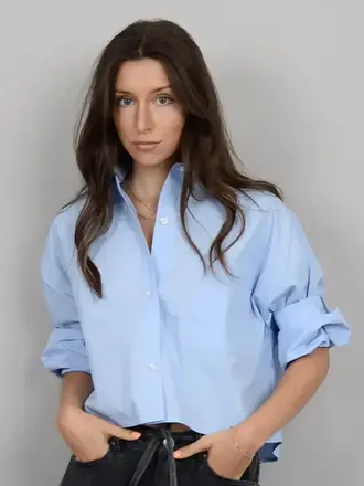 RD Style Kerwin L/S Cropped Button Down