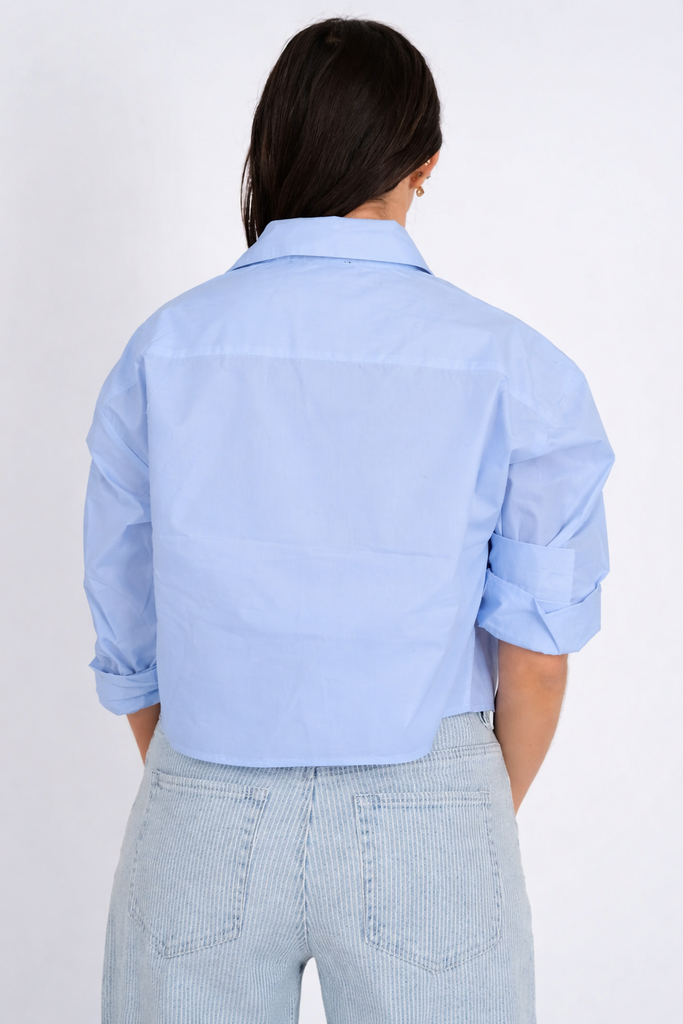 RD Style Kerwin L/S Cropped Button Down