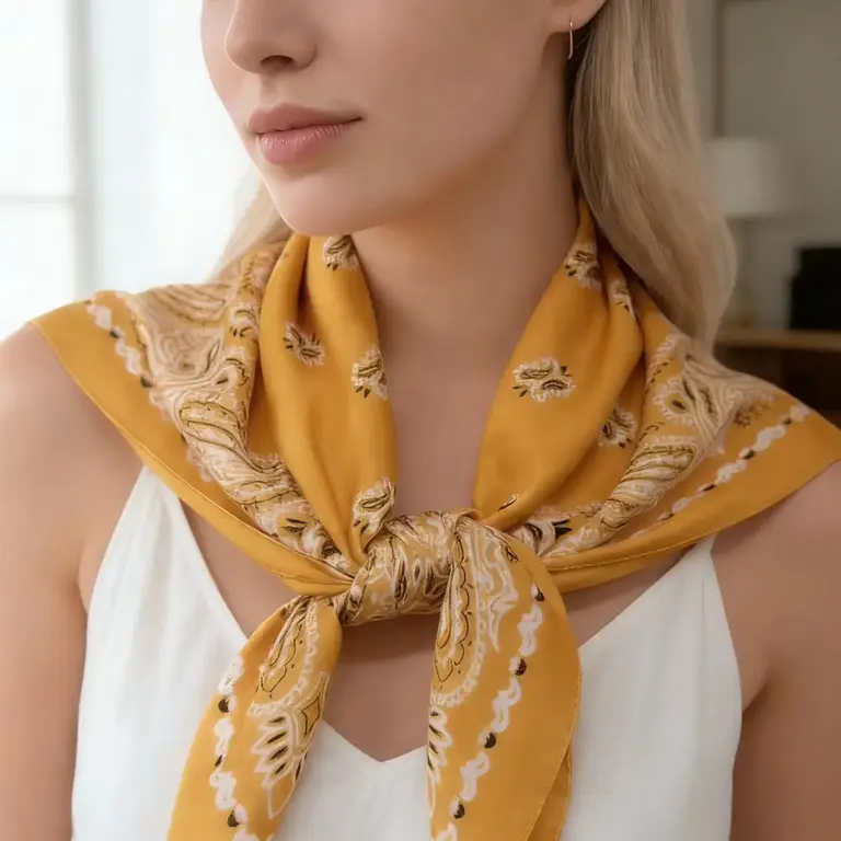 Lineta Sarah Silk Bandana Scarf
