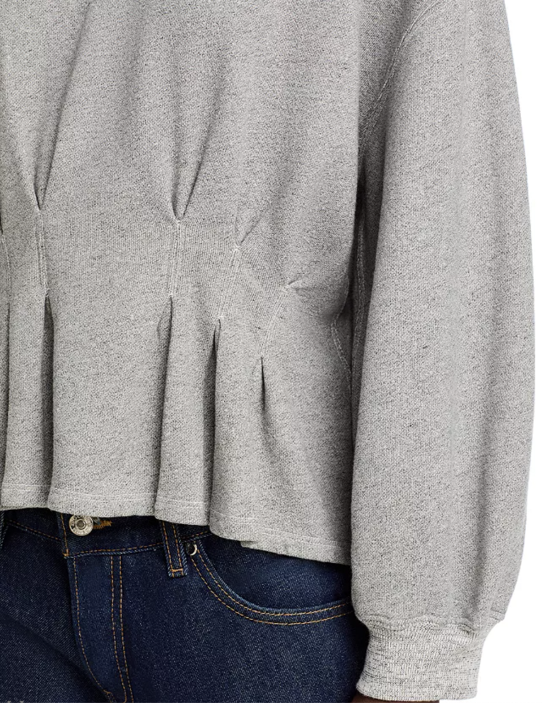 The Great The Slouchy Corset Sweatshirt