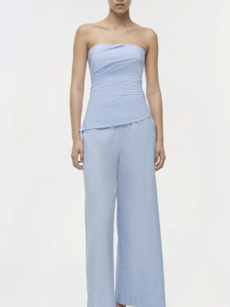 Simkhai Emerson Ruched Bustier Top