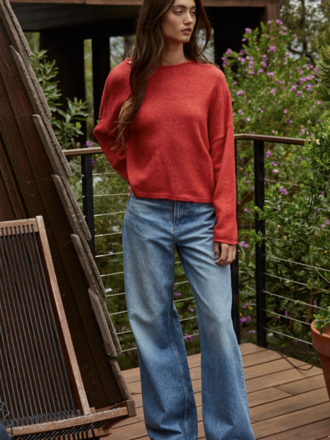 By Together Easy Days Ahead Roll Neck Sweater