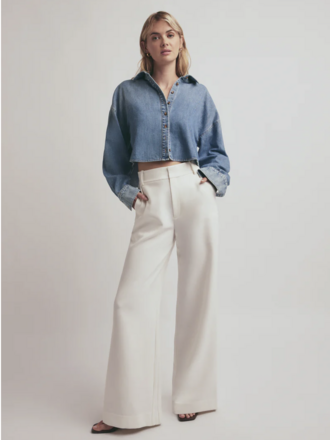 Favorite Daughter THE CROP EX-BOYFRIEND SHIRT