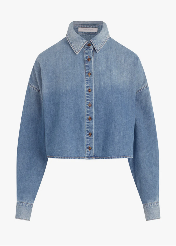 Favorite Daughter THE CROP EX-BOYFRIEND SHIRT