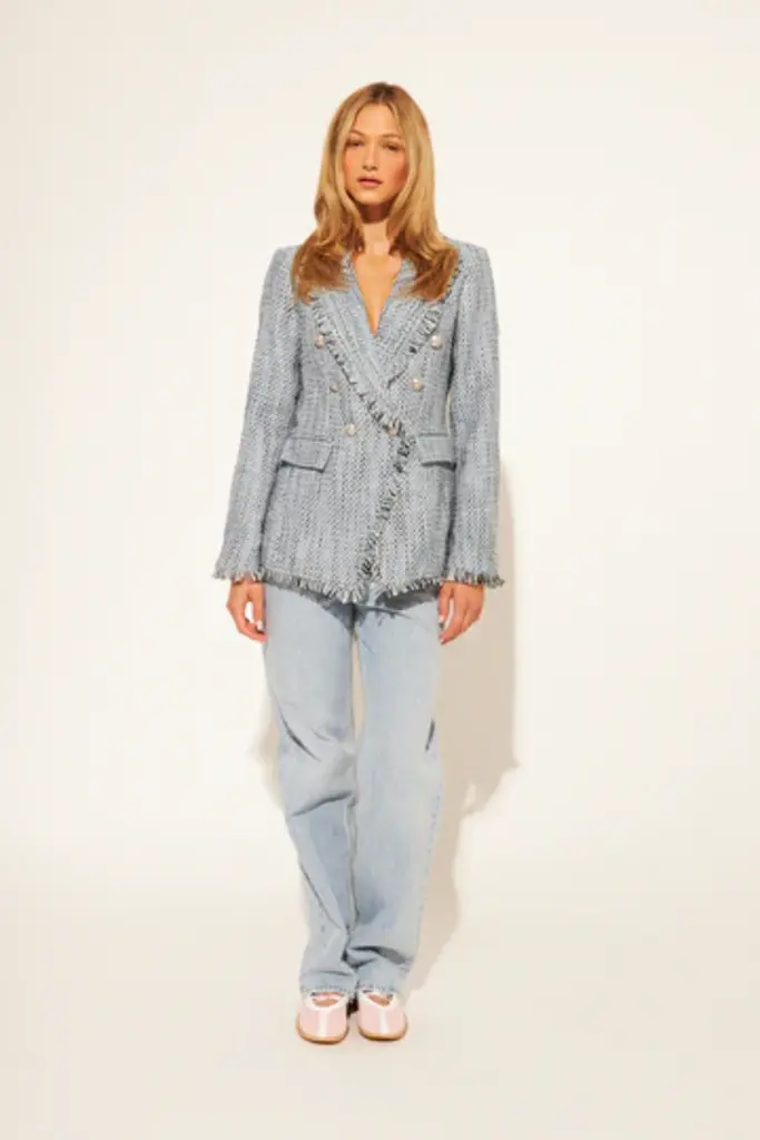 John & Jenn Andres Tweed Blazer