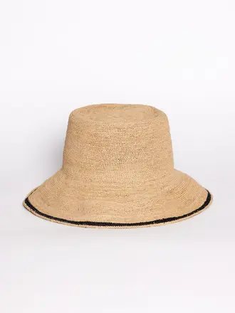 Hat Attack Stripe Edge Crochet Bucket