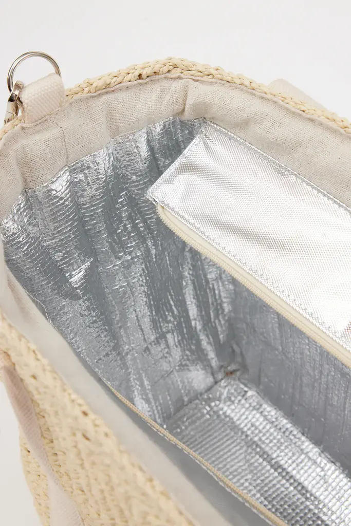 Hat Attack Modern Straw Cooler Tote