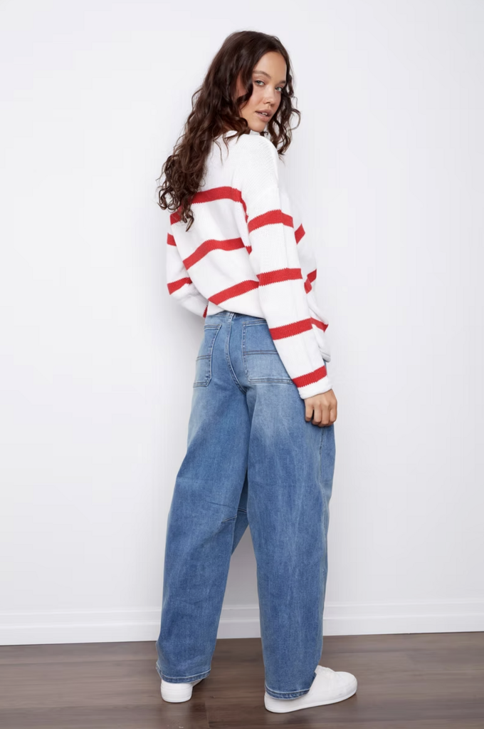 RD Style Kiri Long Sleeve Crew Neck Sweater