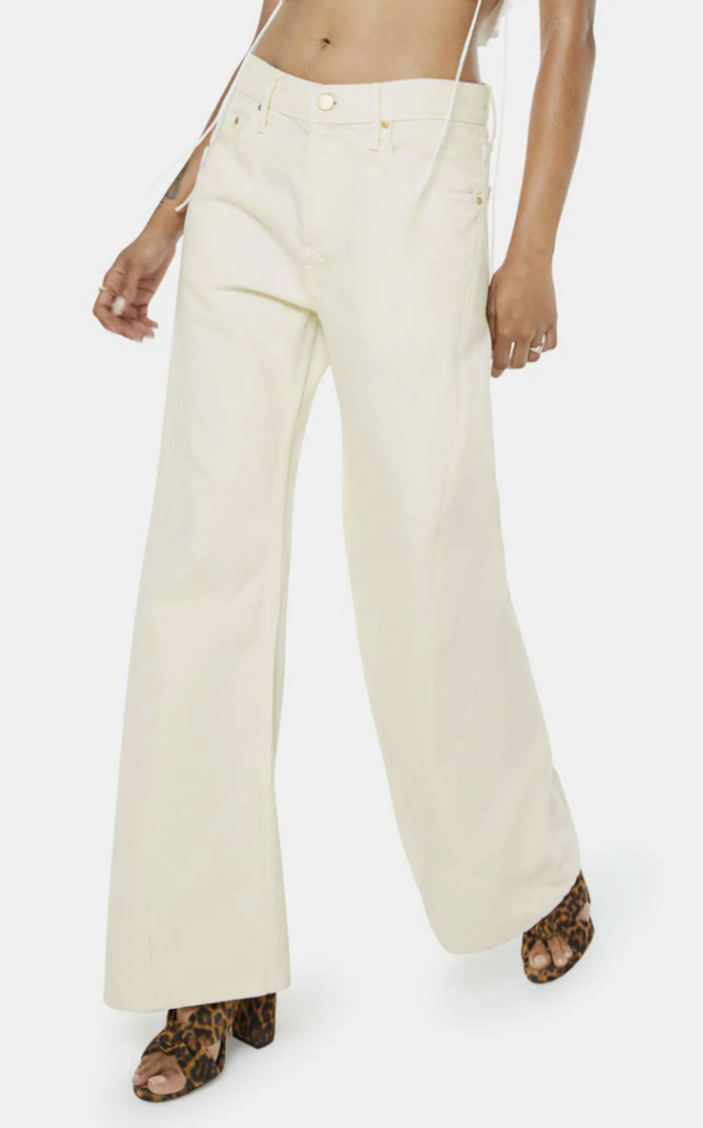 Mother Denim Lil Lemon Twist Sneak