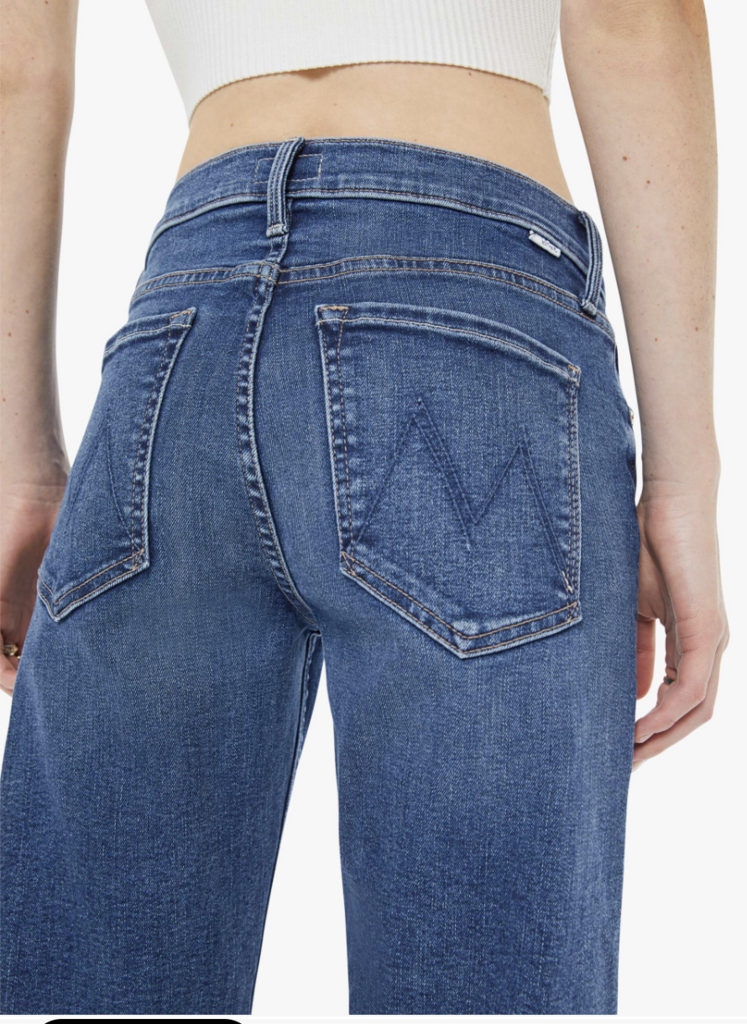 Mother Denim The Newbie Ankle Fray