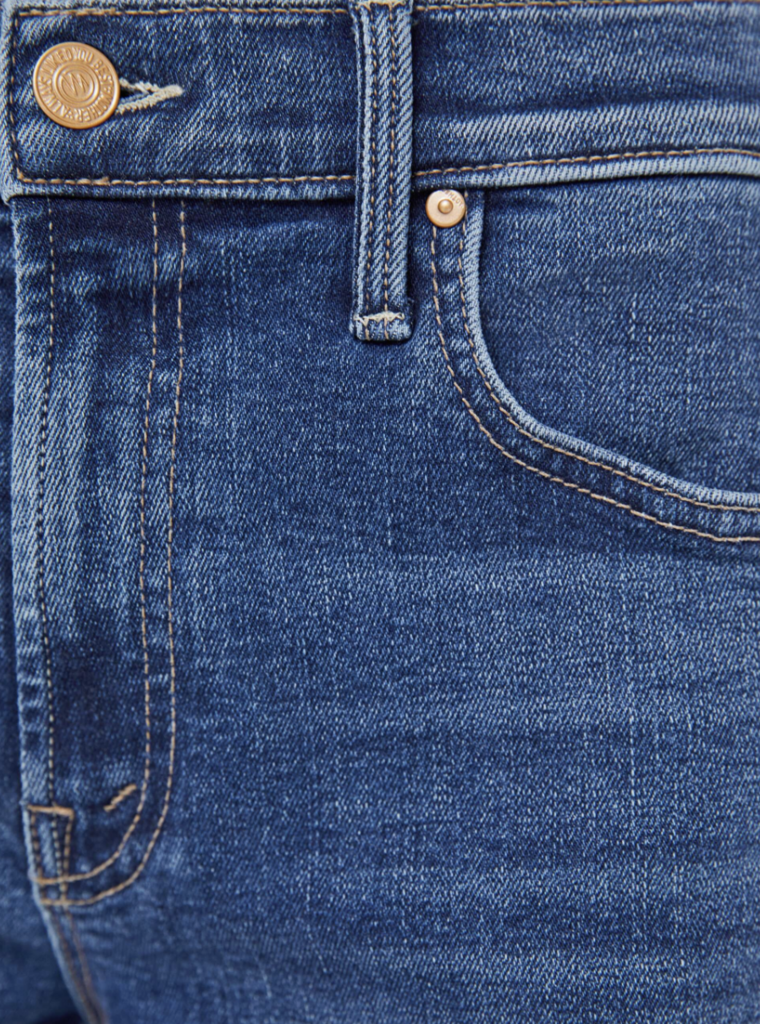 Mother Denim The Newbie Ankle Fray