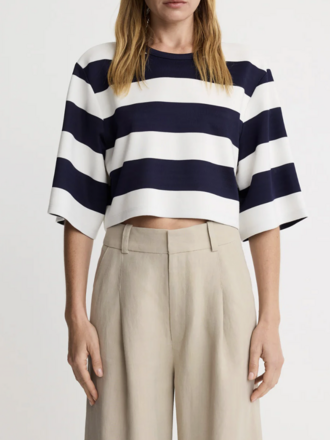 Smythe Cropped Swing Tee