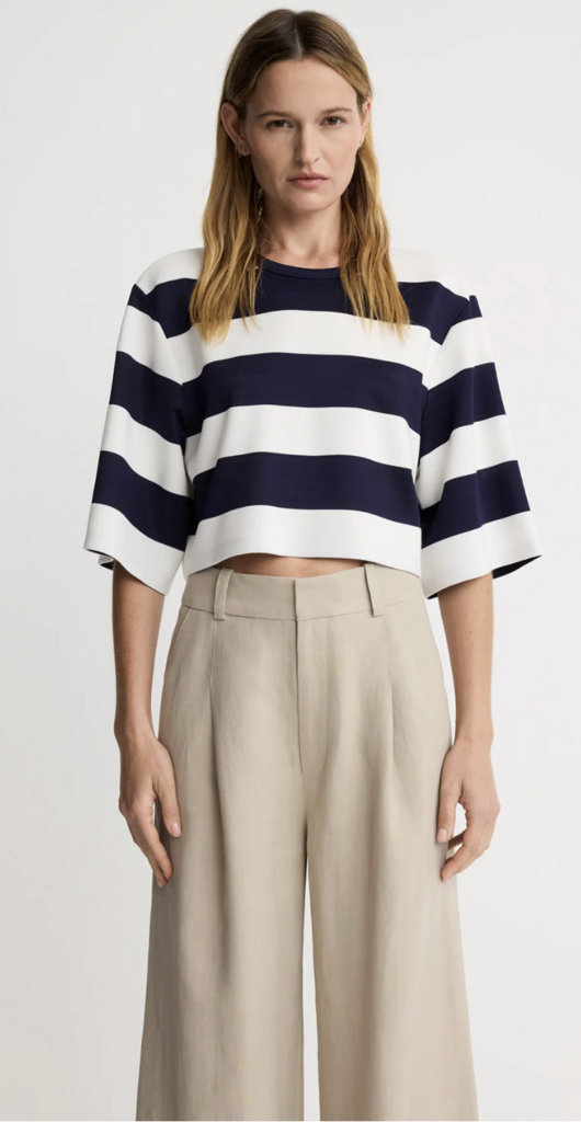 Smythe Cropped Swing Tee