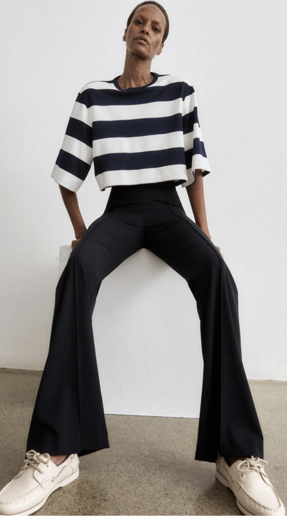 Smythe Cropped Swing Tee