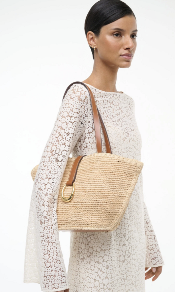 Staud Vista Raffia Tote