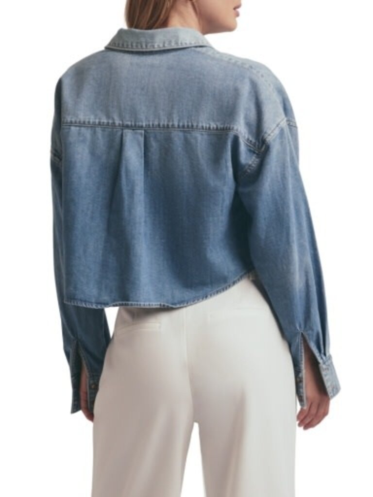 Favorite Daughter THE CROP EX-BOYFRIEND SHIRT