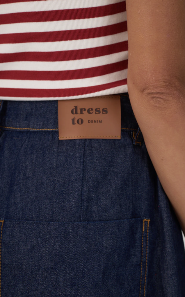 Dress To Clothing Demin Bubble Mini Skirt