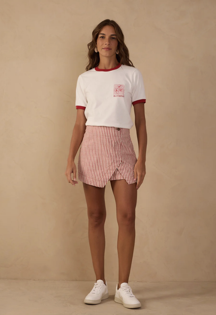Dress To Clothing Striped Twill Shorts