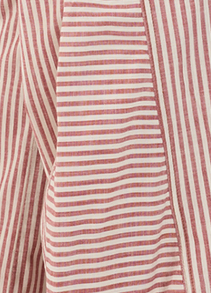 Dress To Clothing Striped Twill Jumpsuit