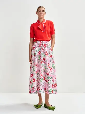 Essentiel Antwerp Julianne Jacquard Midi Skirt