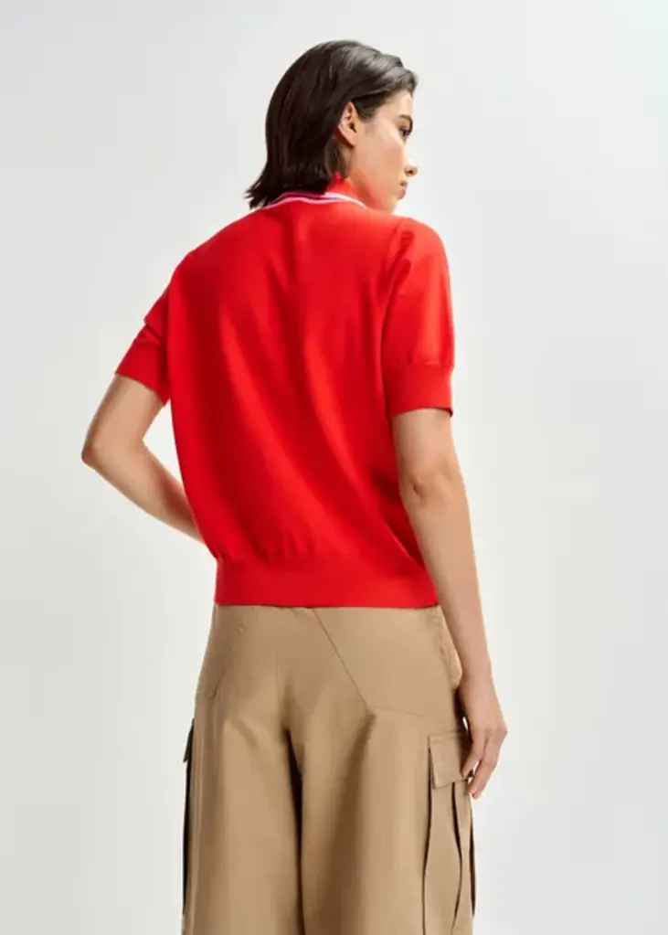 Essentiel Antwerp Jonda Fine-Knit Polo