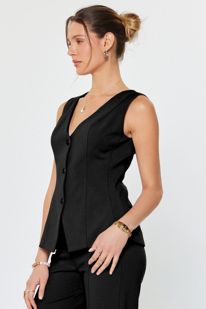Current Air V-Neck Buttoned Vest