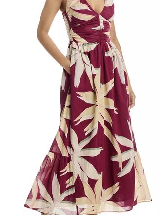 Rails Palm Dress -Red