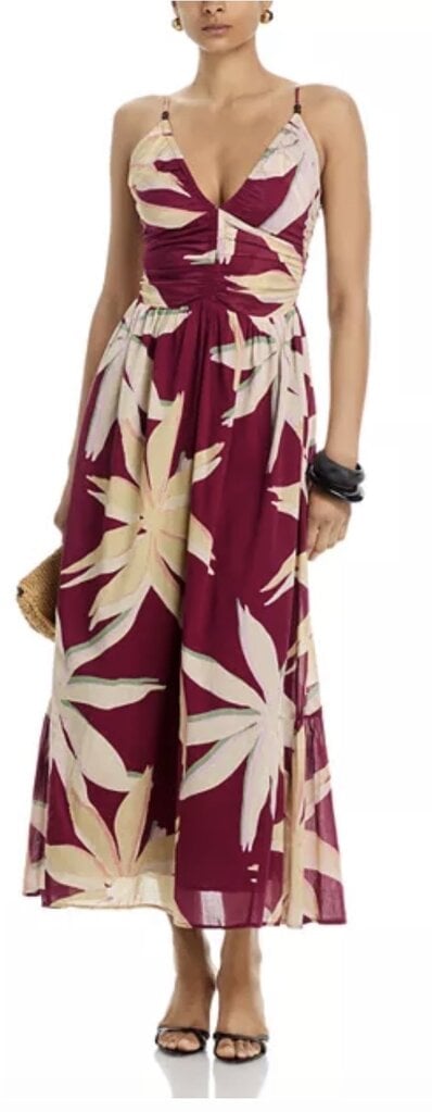 Rails Palm Dress -Red