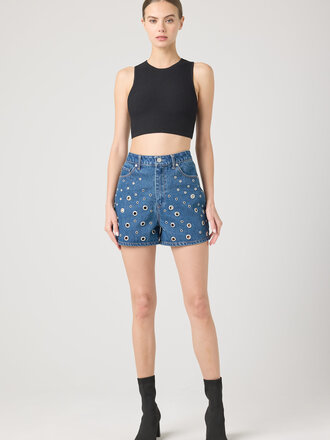 BlankNYC Silver Dreams Denim Shorts