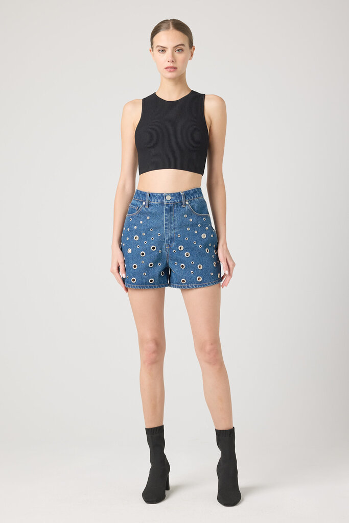 BlankNYC Silver Dreams Denim Shorts
