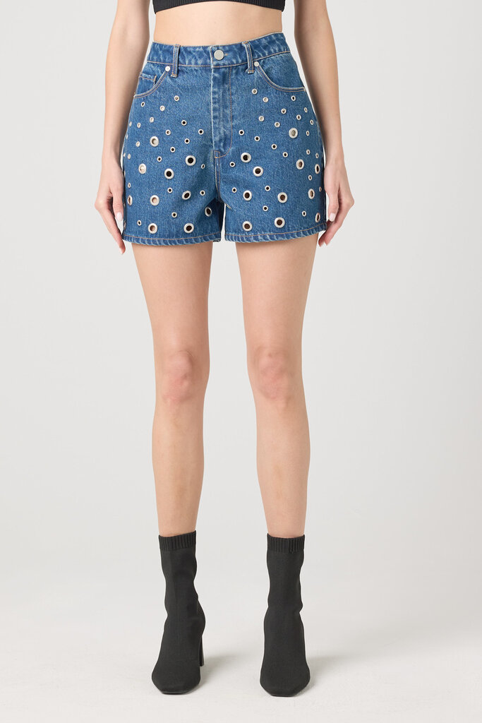 BlankNYC Silver Dreams Denim Shorts