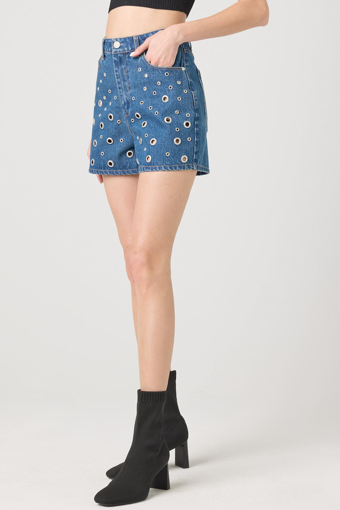 BlankNYC Silver Dreams Denim Shorts