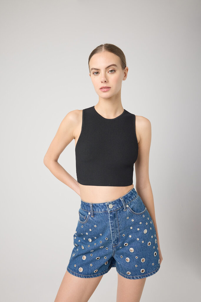 BlankNYC Silver Dreams Denim Shorts