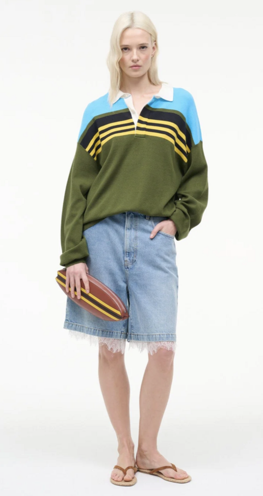 Staud Surfboard Clutch