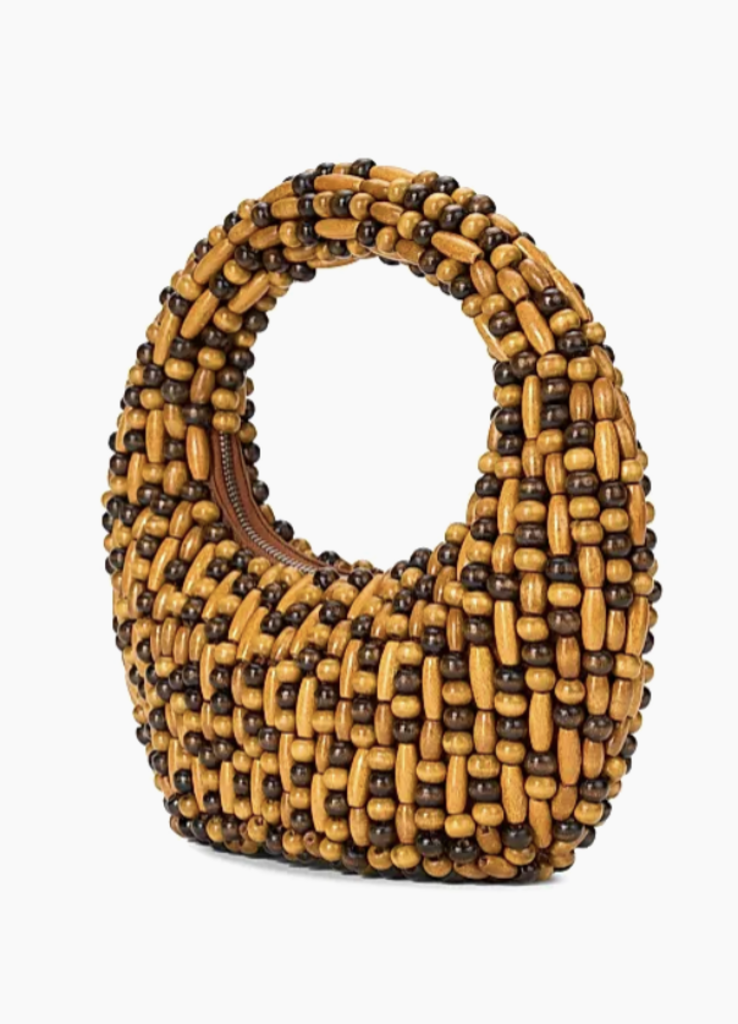 Staud Reef Wood Bead Bag