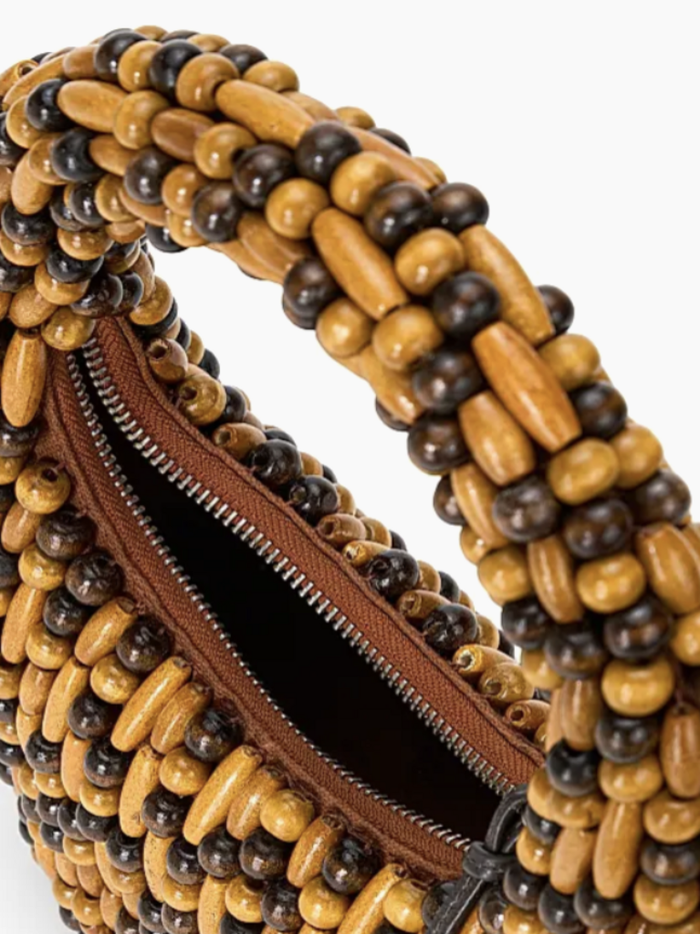 Staud Reef Wood Bead Bag
