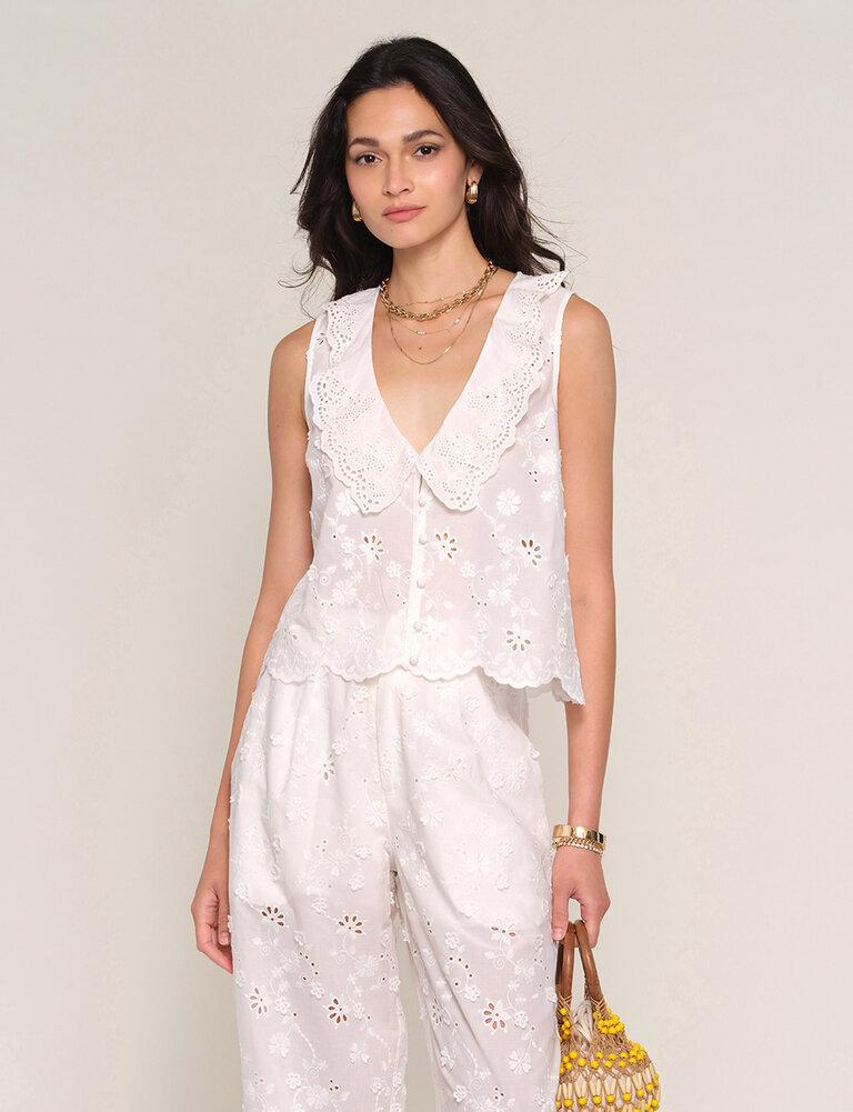 Heartloom Marley Collar Top