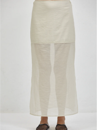 a ren Camille Sheer Skirt